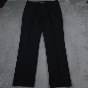 Foot Joy Pants Mens 34x32 Black Chino Pockets Golf Polyester Blend Athletic Fit